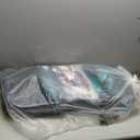 Durable Kids' Toboggan Sleds - Plastic, Lightweight, Winter Snow Sleds with Tow Strap & Pull-Up Brakes (Titan Blue)