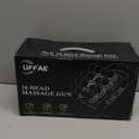 16-Head Massage Gun, Deep Tissue Percussion Massager with 9 Modes & 9 Intensities, 2600mAh Battery Back Bassager for Pain Relief Deep Tissue for Muscle Pain Relief in Back, Legs, Shoulders (Dark Gray)