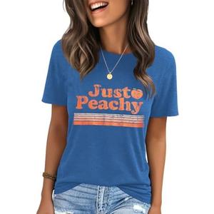 IRISGOD Womens Graphic Tees Casual Summer Short Sleeve Vintage T Shirts Tops 2XL