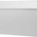 KYODOLED Wall-Mount Mailbox,Large Capacity Mail Box,Galvanized Steel Rust-Proof Metal Post Box,Mailboxes for Outside,15.7"x9.9"x4.9" White