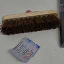 Deck Brush with Long Handle, 52'' Palmyra Bristle Scrub Broom for Boat, Patio, Garage, Concrete, Shower, Bathroom Cleaning, Outdoor Floor Scrubber (Wood)