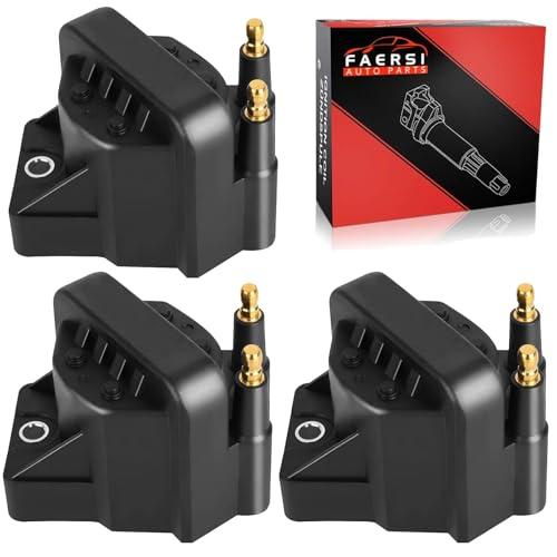 Set of 3 Ignition Coil Pack Compatiable with Buick& Cadillac& Chevy& GMC& Isuzu& Oldsmobile& Pontiac Grand Prix 1991-2008, Ignition Coils Replacement for 10467067 DR39 E530C D555 C849 5C1058