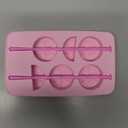 Fruit shape ice straw mold , Pack of 5