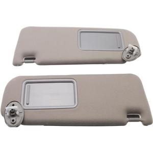 74310-33F80-B0 Passenger Sun Visor Compatible with Toyota Camry 2012 2013 2014 2015 2016 2017