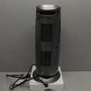 Comfort Zone 1,500W Ceramic Tower Space Heater with Remote, Backlit Digital Thermostat & Temperature Display, 3 Heat Settings + Fan Mode, 90 Oscillation, Timer, Overheat & Tip-Over Protection