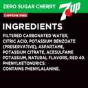 7UP Cherry Zero Sugar Soda, 12 fl oz cans, 12 pack (EXP 07/18/26)