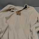 PJ PAUL JONES Mens Quarter Zip Pullover Sweater Turtleneck Raglan Long Sleeve Sweaters (XX-Large, Beige)