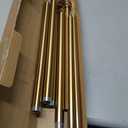 Oneach Heavy Duty Curtain Rods for Windows 66 to 120 Inch, 1 Inch Brass Gold Curtain Rod, Adjustable Length Rod with Metal Finials, Modern Decorative for Bedroom Kitchen Living Room (16 to 120 Inch)