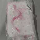 30pcs Pink Bow Makeup Bag Coquette Cosmetic Bags for Women Elegant Bow Preppy Pink Pouch Travel Toiletry Bag for Women Girls Mothers Day Gifts