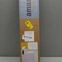 No Drill Blinds for Windows 1" Vinyl L-Shaped Slats Cordless Mini Blinds for Home, for Window Size 20" W  36" H White