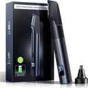 NUBACK Pubic Hair Trimmer for Men, Waterproof Men Grooming Kit with LED Display, Electric Body Hair Trimmer for Men, No-Nick Groin & Ball Shaver with Adjustable Guide Comb, USB Rechargeable