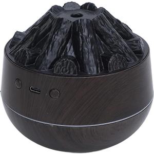 Flame Diffuser Humidifier,Essential Oil Diffuser, Quiet 300ml Easy to Operate Simulated Fire Humidifier for Desktop for Home,Office (Style 1)