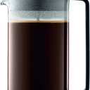 Bodum 34oz Brazil French Press Coffee Maker, High-Heat Borosilicate Glass, Black - Made in Portugal