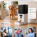 15L Large Breed Automatic Dog Feeder with Slow-Feed Bowl for Health Diet