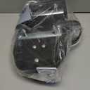 Lixada Bicycle Back Seat Cycling Bike Mountain Bike PU Leather Soft Cushion Rear Rack Seat with Back Rest (Black)