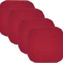 Oslimea Patio Cushion Covers 20x20x2 inch Waterproof Outdoor Cushion Covers Replacement 4Pack Patio Cushion Slicovers for Sectional Sofa, Wicker Chair, Burgundy