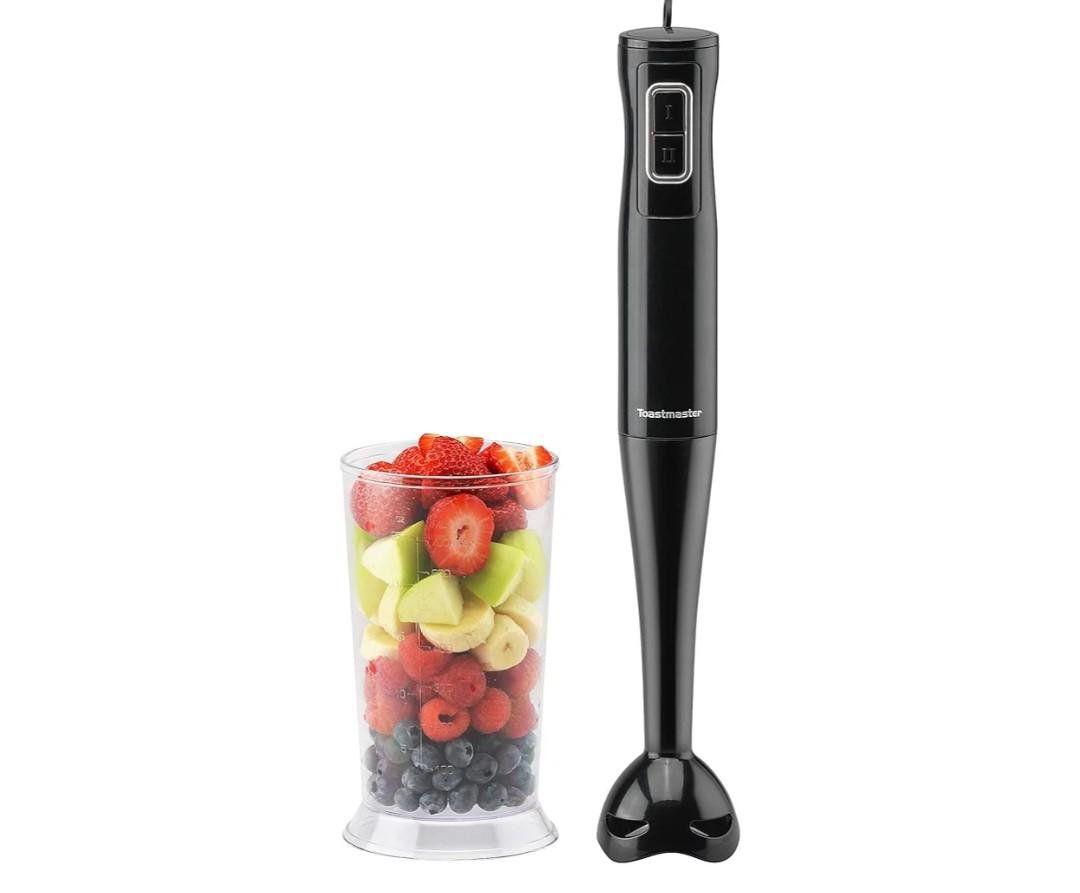 Toastmaster Immersion Hand Blender Mixer Black