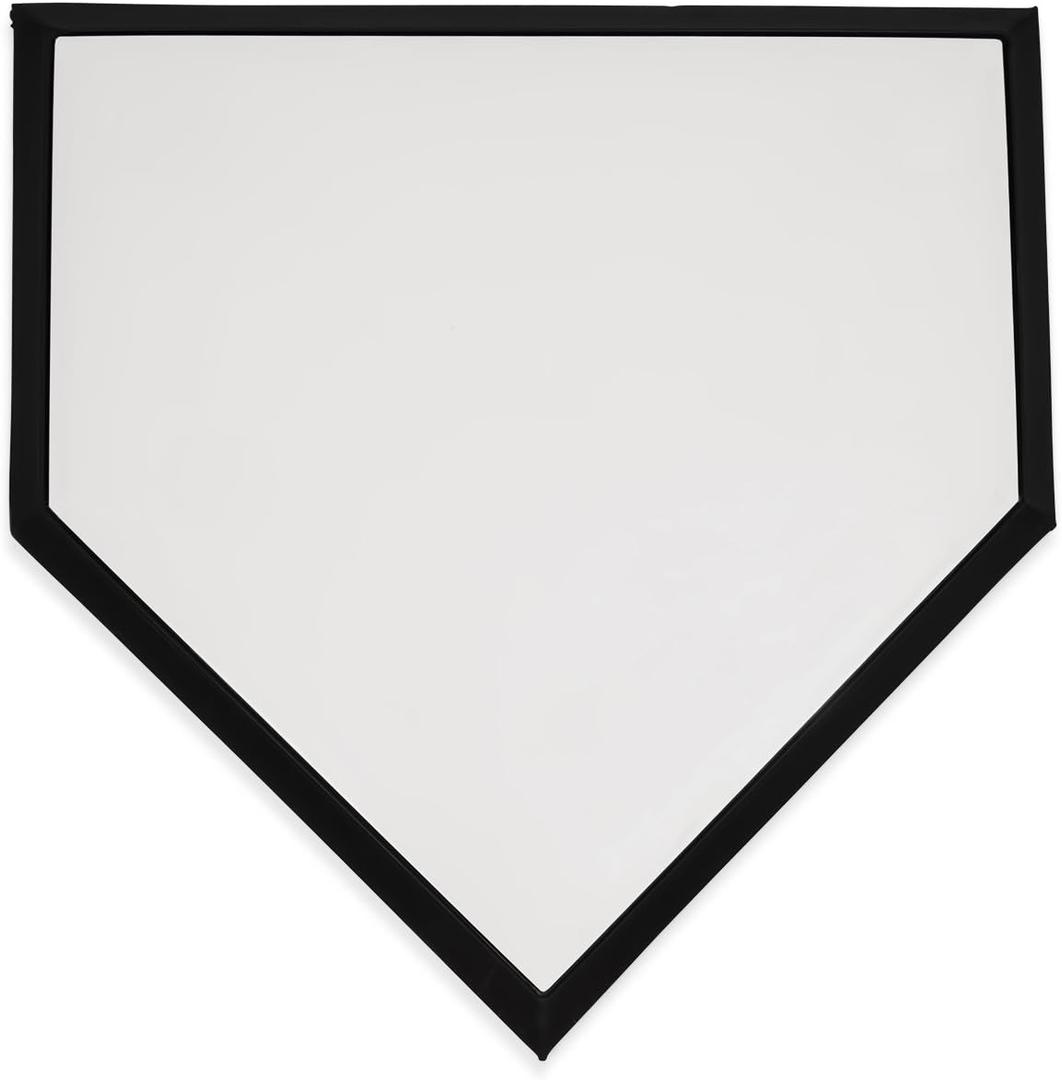 Champion Sports Home Plates Durable Molded Rubber Baseball/Softball Home Base, 15" X 16" X 1"