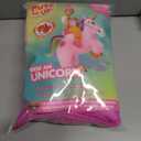 Spooktacular Creations Kids Inflatable Halloween Costume, Riding a Unicorn, Colorful Air Blow-up Set with Hat Hallowen Party (Medium, Pink)