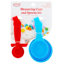Crave Measuring Cups and Spoons Set Value Pack, 8 count (2 Pack)