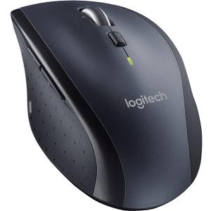 Logitech M705 Marathon Wireless Laser Mouse, 2.4 GHz Frequency, 30 ft Wireless Range, Right-Hand Use, Black