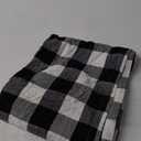 DII Buffalo Check Collection, Classic Farmhouse Tablecloth, 60 x 104, Black & White