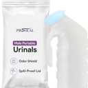 Portable Urinals for Men - Glow in The Dark Tight Seal Lid Male Urinal Bottle - Spill Proof Pee Bottles for Men - Versatile Travel Urinal - 32 oz. Urine Bottles for Men - 6 Pack