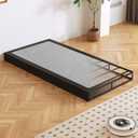 Box Spring, Metal Frame Mattress Foundation with Fabric Cover, Easy Assembly, Noise-Free (5 Inch, Twin)