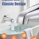 Universal Bathtub Faucet Tub Spout Fast-Fill, No-Leak, Easy Install Metal Tub Faucet Replacement, Fits 1/2" Slip-Fit Copper Pipe and 1/2" IPS & 3/4" IPS Thread Connections (Chrome)