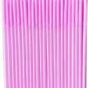 2 x YAOSHENG 200pcs Pink Straw 10.23" x 0.23"Solid Colors Flexible Drinking Straws, Plastic Disposable Bendy Straws (Pink)