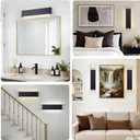 2 Pack 21.65in Modern LED Wall Sconces, Hardwired Up Down Lamp