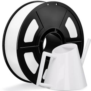 IEMAI White PETG Filament 1.75mm 1kg, Tough & Durable 3D Printer Filament 30-300mm/s Printing Compatible with Bambu Lab, AMS, AMS Lite, Dimensional Accuracy +/- 0.02mm