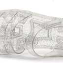 Toddler Sandals Jelly Shoes Girls Unisex Boy Flat Retro Slides Clear Kids Water Slippers Slingback Summer Beach Size 8 Adjustable Buckle Glitter Dress Soft (White)