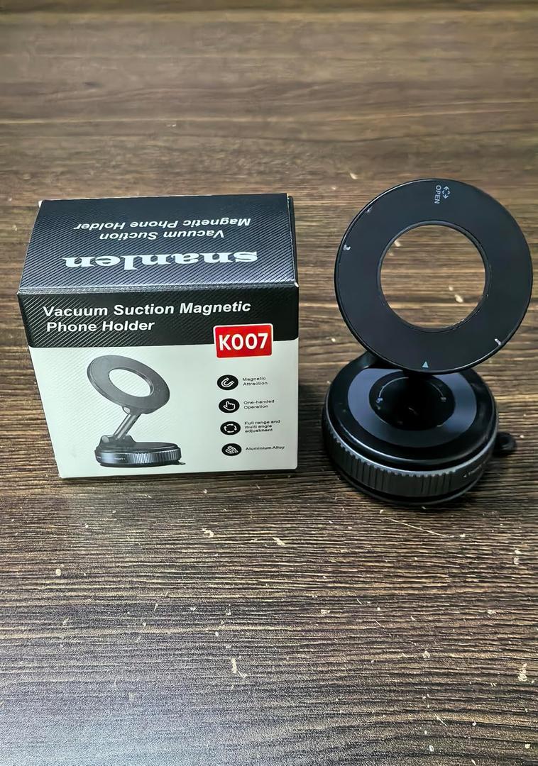 Cell Phone Holders for Vehicles, Upgraded Vacuum Magnetic Suction Phone Mount, 360 Magnetic Car Phone Holder, for MagSafe Car Mount, Cell Phone Holders Ideal for Car/Smooth Surface