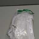 Men's Performance Long Sleeve T-Shirts, UPF 50+ Sun Protection Shirts, Athletic Gym Workout Shirts for Running, Medium, 1 Pack Fleece-lined White