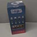 Valentines Gifts, Cordless Lamp, Crystal+Dimmable+3 Colors Rechargeable Lamp, Touch+2000mAh Battery Operated Vintage Ambient Light for Kitchen/Bedroom/Bathroom Shower, College Gifts for Teenage Girls