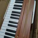 Digital Piano 88 Keys Semi-Weighted Full Size Keyboard for Beginners, Electric Piano with MIDI, Pedal, Keyboard Piano 800 Tones, 600 Rhythms, Dual Speakers, Recording Function (Brown)