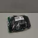 karlery Men Long Wave Black Wig Gaston Colonial Wig Halloween Costume Cosplay Wig