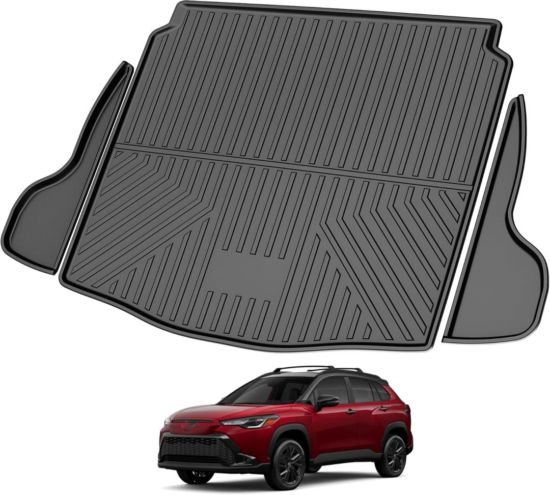 Original 2022-2025 Corolla Cross Cargo Liner for Toyota Corolla Cross FWD SUV - Custom Fit TPE Trunk Mat - All Weather Cargo Mat for Toyota Corolla Cross (Not Fit AWD/Hybrid Model)