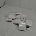 SIEDiNLAR 5x5 Pyramid Post Caps Outdoor Waterproof 5X5 Post Cover, Fits 5x5 4.5x4.5 Vinyl Wood Posts for Fence Deck Mailbox Patio (White, 12 Pack)