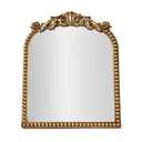 9.75" x 12" Gold Filigree Arch Tabletop Mirror with Adjustable Stand