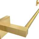 RUACQ Towel Bar 18 inch, Towel Racks for Bathroom, 304 Stainless Steel Towel Holder Wall Mounted, Heavy Duty Bathroom Decor Towel Rod (Brushed Gold)