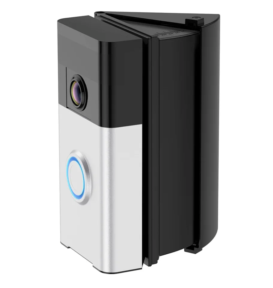 QIBOX Adjustable (30 to 55 Degree) Angle Doorbell Mount Compatible with Ring/Blink Video Doorbell 4/3/2/1/Wired/Pro/(2020 Release), Replacement Adapter Mounting Holder Bracket Wedge Accessories Kit