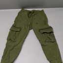 Kids Cargo Pants with Pockets Boys Casual Trousers Jogging Pants Spring and Summer
 (9-10 Years, Grey Green)