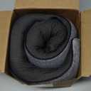 Travel Neck Pillows, 100% Memory Foam Filling, Travel Pillows for Airplanes, Compact and Ergonomic Design, Best for Sleeping Plane Train Travel Essentials (Light Grey)