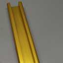 1 Pcs Wooden Floor Mirror Stand Anti Slip Base for Full Length Mirrors Stable Support Holder Bracket with Enlarged Non Slip Pads for Home Mirror Frames (9.8 x 2.3 x 1.5 Inches,Gold)