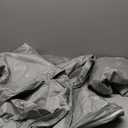 Waterproof Dog Bed Cover, Removable Dog Bed Covers Replacement Washable with Smooth Zipper, Indoor/Outdoor, Bone Print 44 x 54 x 4 Inch for Dog/Cat, Cover Only