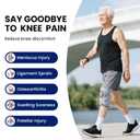 Galvaran Knee Brace for Men & Women - ACL, MCL, Meniscus Tear Support & Arthritis Pain Relief - Stabilizing Knee Braces Support with Side Stabilizers & Patella Gel Pad (Gray, XL)