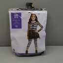 Amscan Punky Jester Halloween Costume for Girls, Includes Top, Cropped Leggings and Headband
size 4-6years