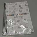 4 x Adhd Cleaning Planner,Household Cleaning Planner, Daily, Weekly And Monthly House Cleaning Schedule And Checklist, Kitchen Bathroom Bedroom Specific Cleaning Schedules